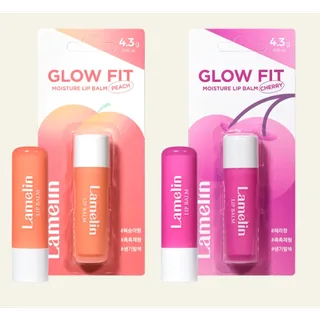LAMELIN Lameline Glow Fit Moisture Lip Balm Peach