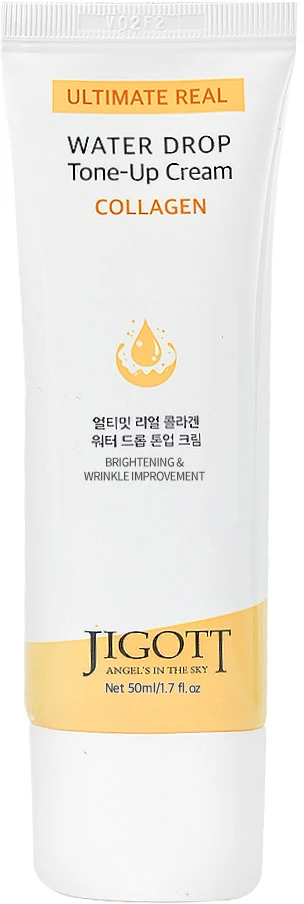 Jigott Зволожуючий крем для обличчя із колагеном Jigott Ultimate Real Collagen Water Drop Tone Up Cream 50m
