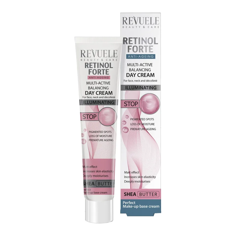 REVUELE Крем для обличчя денний балансуючий мультиактивний RETINOL FORTE, 50 мл