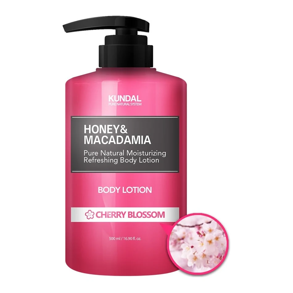 Kundal Лосьйон для тіла "Квітуча вишня" KUNDAL Honey & Macadamia Body Lotion Cherry Blossom 500 мл