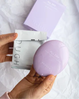 Enough Зволожуючий тональний кушон ENOUGH All Day Dewey Water Full Cushion SPF 50+ PA++++ #13