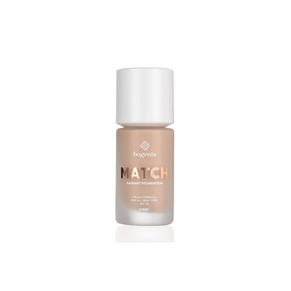 Bogenia Тональний крем MATCH Foundation №1 Ivory