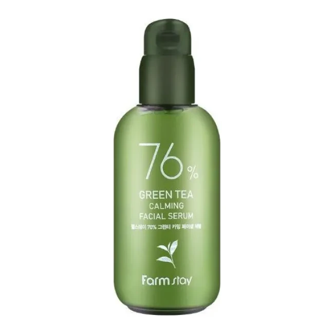 FarmStay 76% Green Tea Calming Facial Serum 100 мл