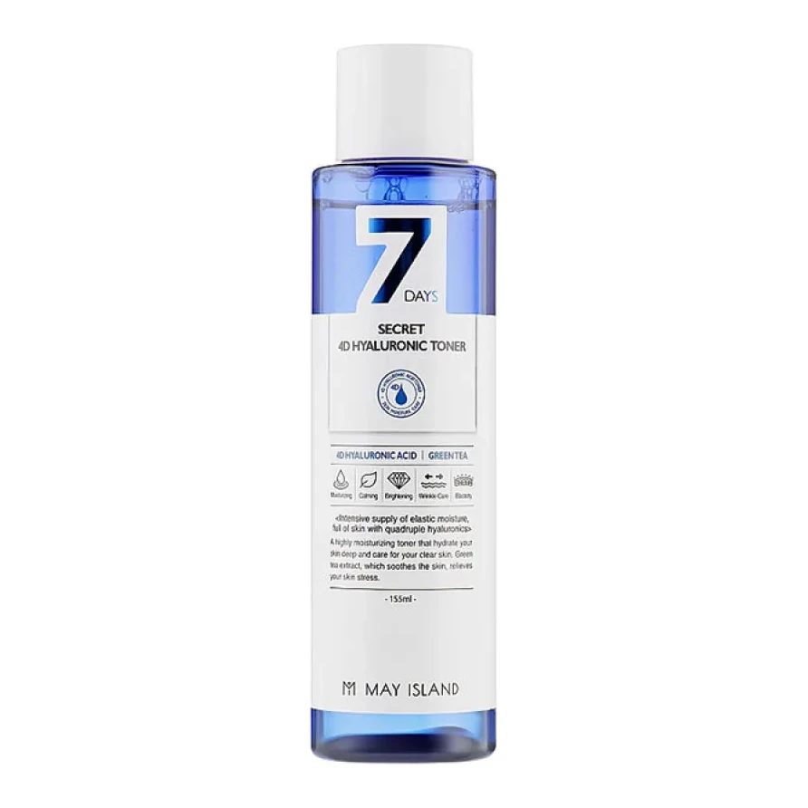 May Island 7 Days Secret 4D Hyaluronic Toner 155 мл