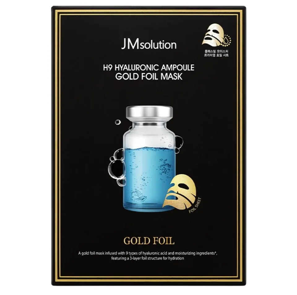 JM Solution JMsolution H9 Hyaluronic Ampoule Gold Foil Mask 35 мл