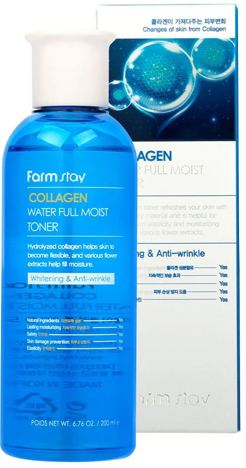 FarmStay Collagen Water Full Moist Toner 200 мл