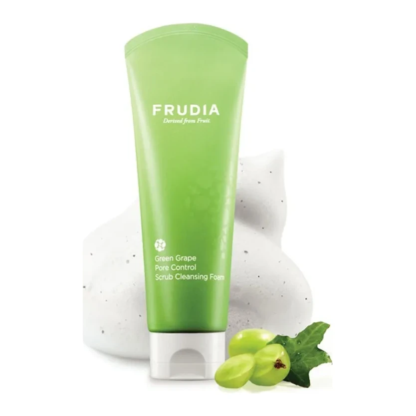 FRUDIA Green Grape Pore Control Scrub Cleansing Foam 145 мл