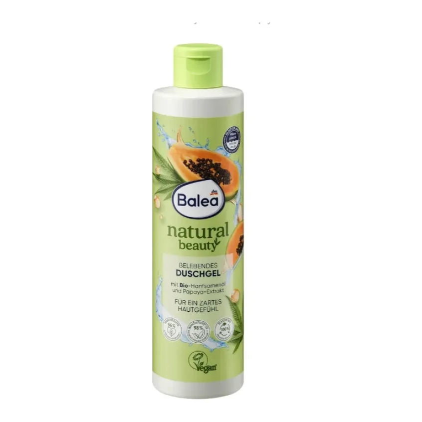 BALEA Natural Beauty Hanfsamen & Papaya 250 мл