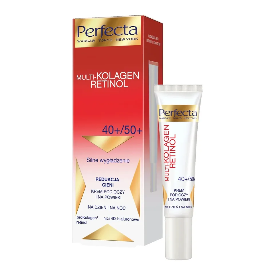Perfecta Крем для шкіри навколо очей PERFECTA Multi-Collagen Retinol Eye Cream 40+/50+ 15 мл