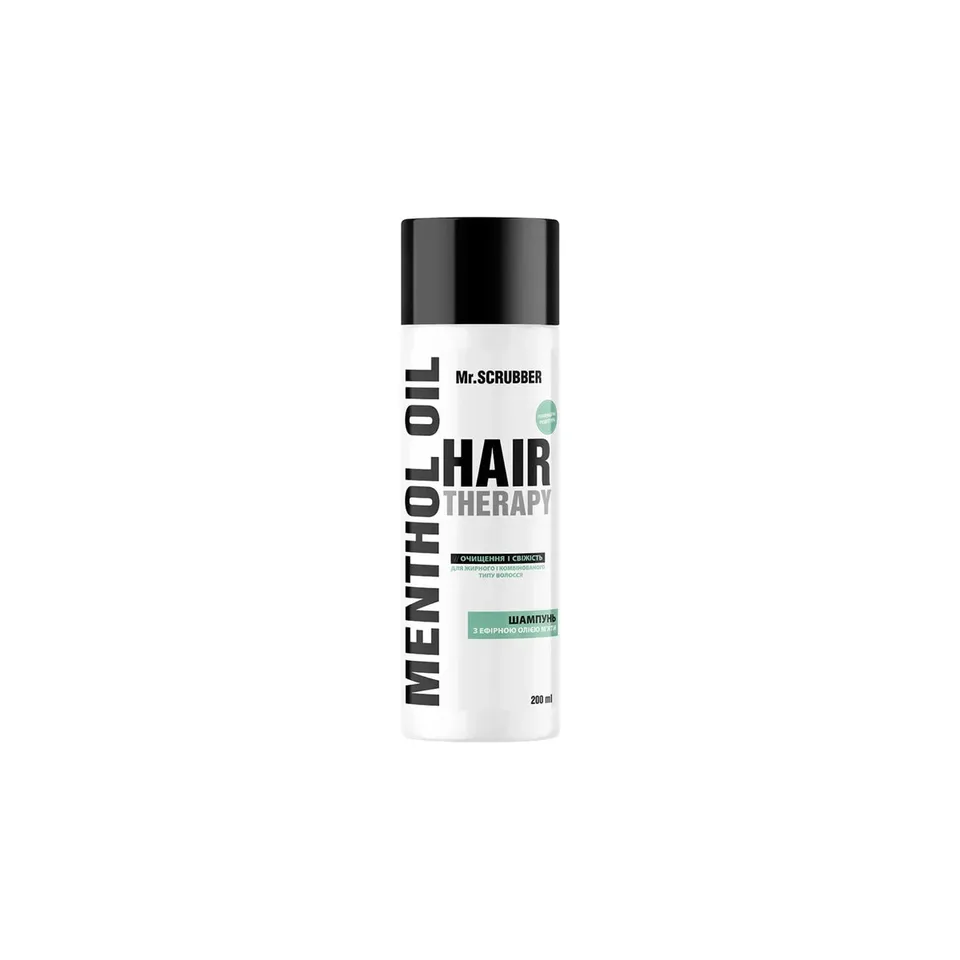 MR. SCRUBBER Шампунь для волосся Hair Therapy Menthol Oil
