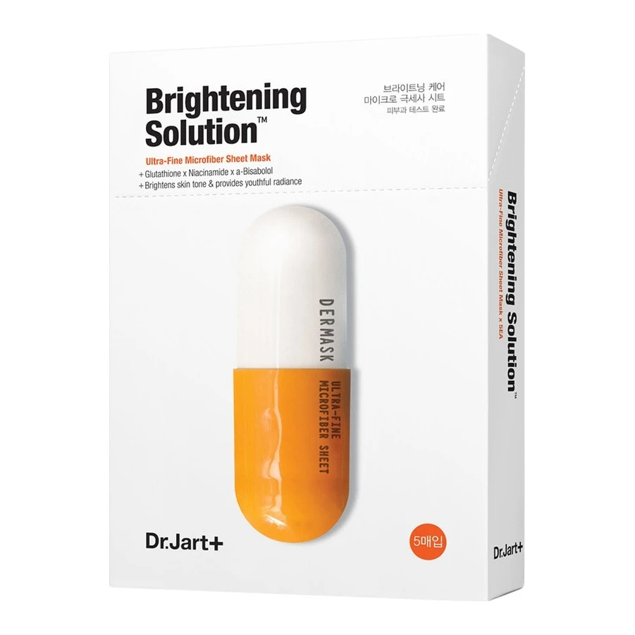 Dr.Jart+ Освітлююча маска-детокс для обличчя Dr.Jart+ Dermask Micro Jet Brightening Solution - 5 шт