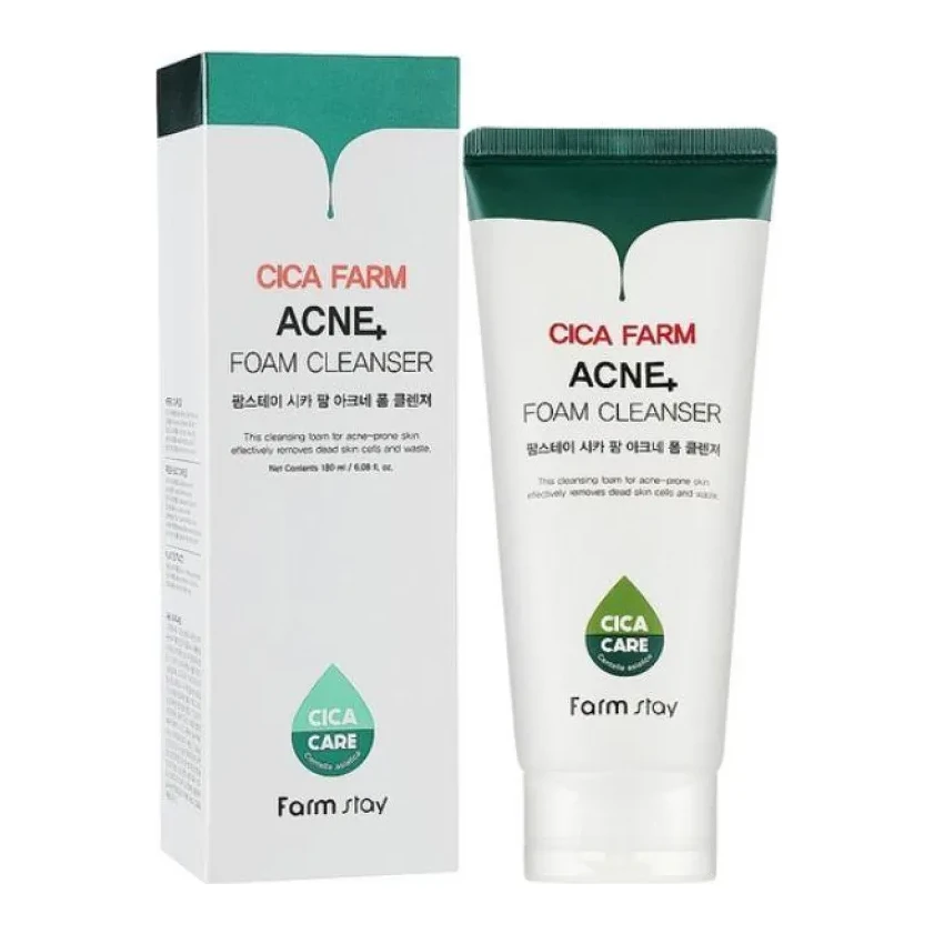 FarmStay Cica Farm Acne Foam Cleanser 180 мл