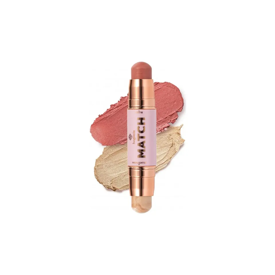 Bogenia Хайлайтер та румʼяна Match Stick Highlighter & Blush №002