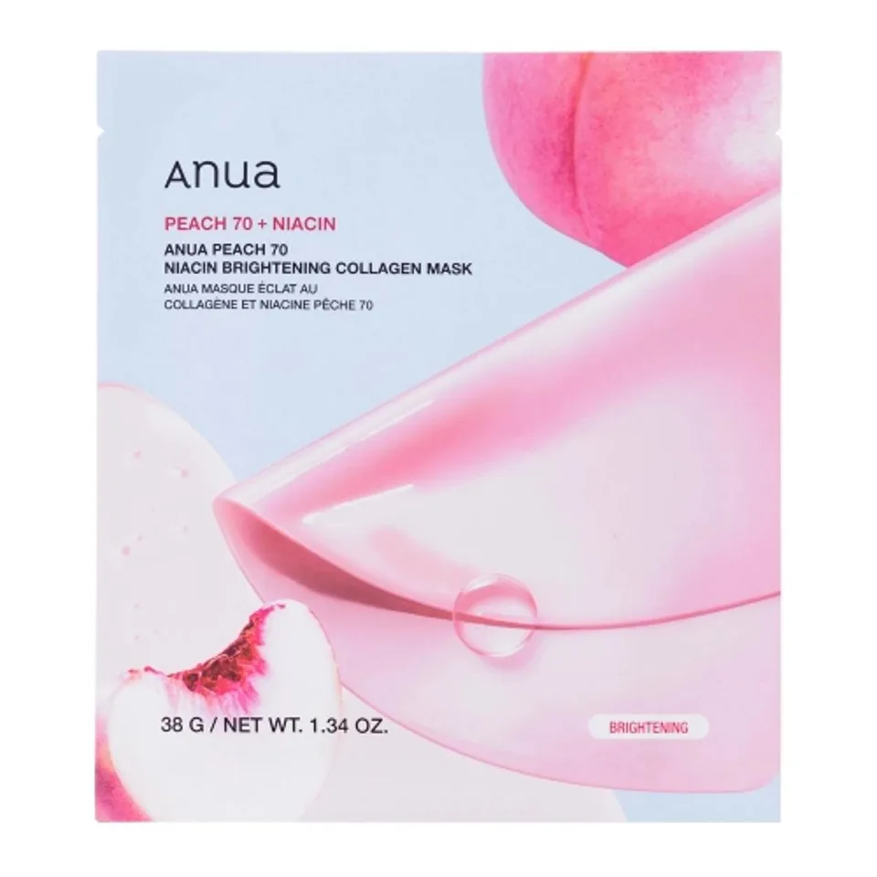 ANUA Peach 70 Niacin Brightening Collagen Mask 38 г