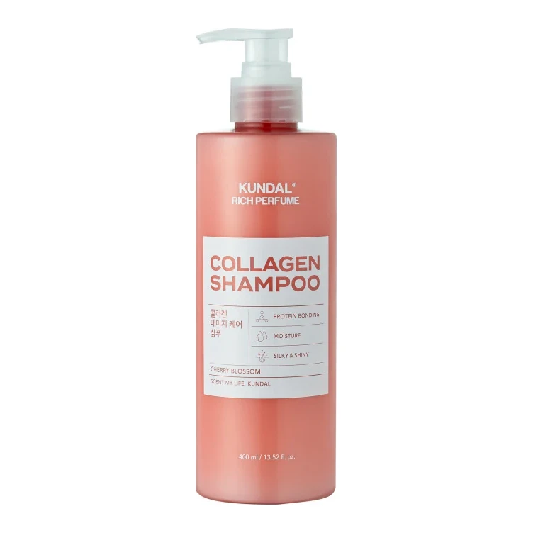 Kundal Rich Perfume Collagen Shampoo Cherry Blossom 400 мл