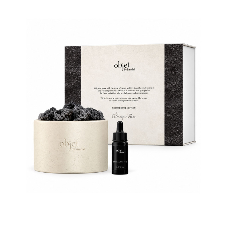 Kundal Objet by Kundal Volcanique Stone Diffuser Antique White Edition "W