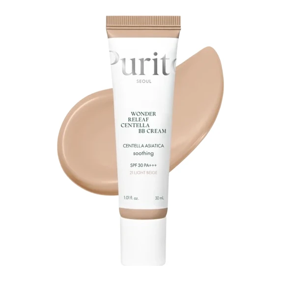 PURITO Seoul Wonder Releaf Centella BB Cream (№21 Light Beige) 30 мл