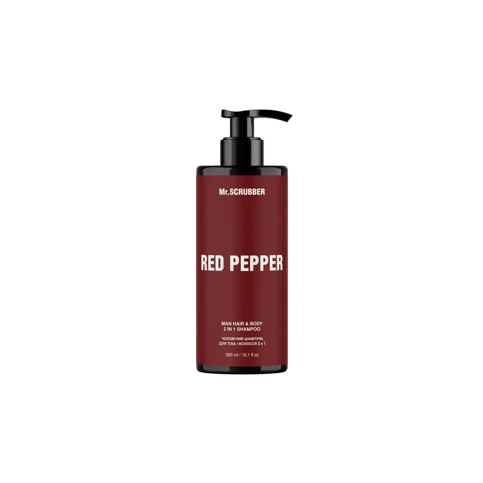 MR. SCRUBBER Шампунь для тіла і волосся 2 в 1 Red Pepper