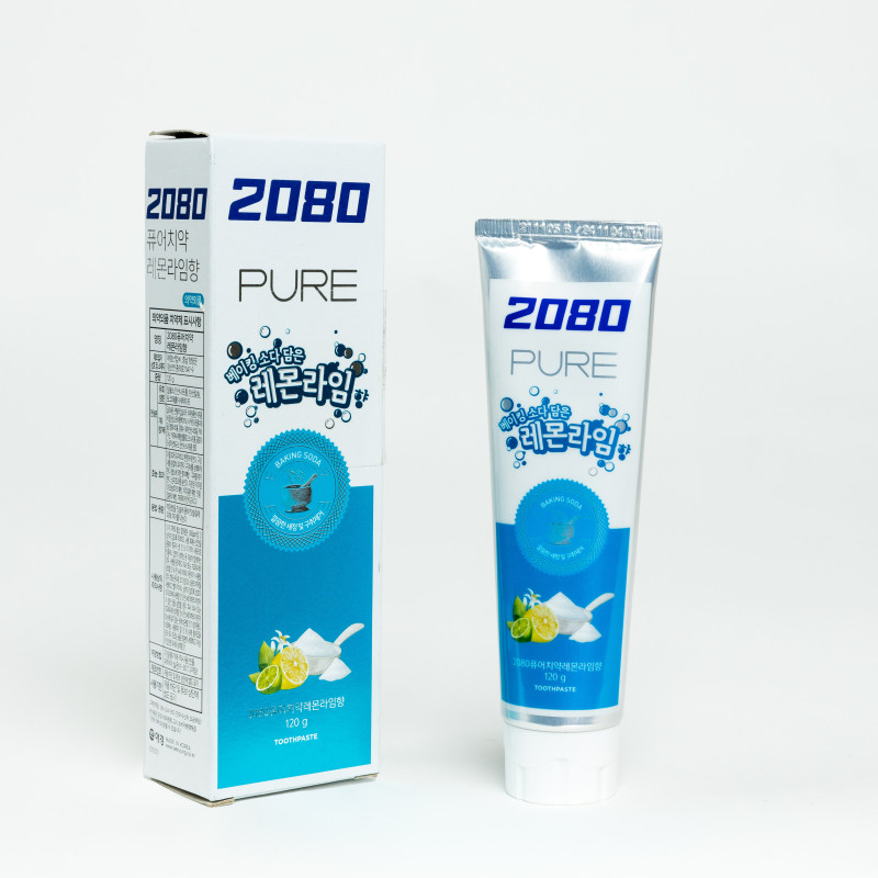 2080 Baking Soda Lemon Lime Blue Toothpaste 120gr