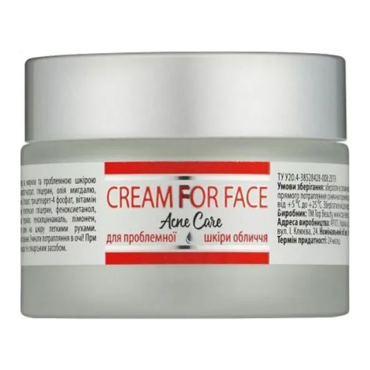 Top Beauty Cream for Face Anti-Acne 50 мл