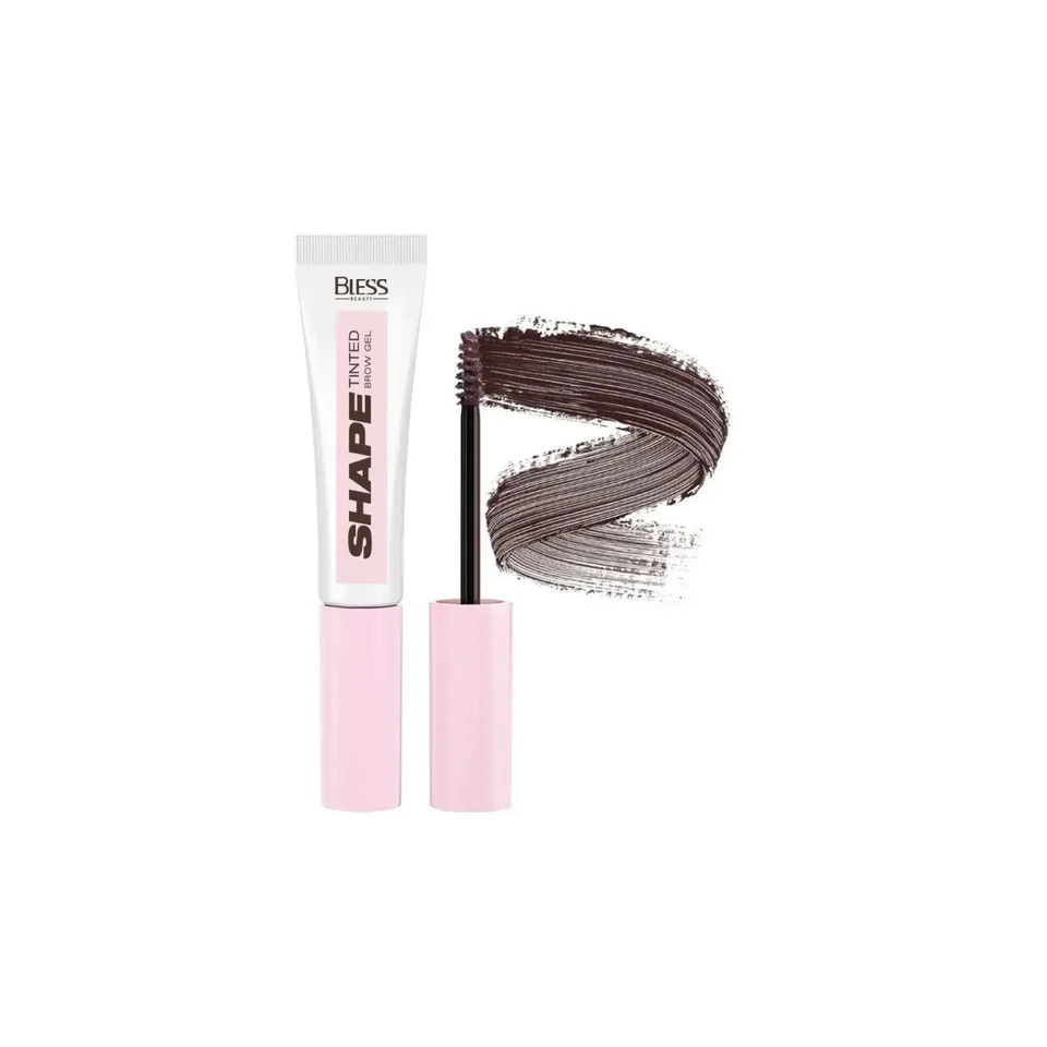 Bless Beauty Тінтуючий гель для брів Tinted Shape Brow Gel №01 Warm Brunette