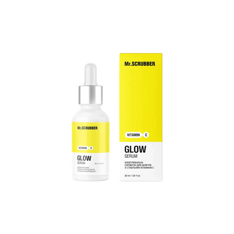 MR. SCRUBBER Висвітлювальна сироватка для обличчя Glow Vitamin C