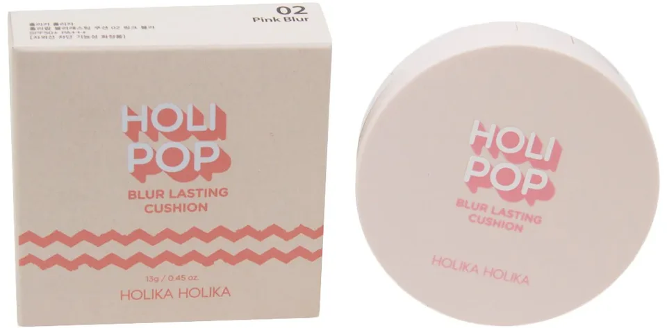 HOLIKA HOLIKA Матуючий кушон Holika Holika Holi Pop Blur Lasting Cushion 02 Pink Blur