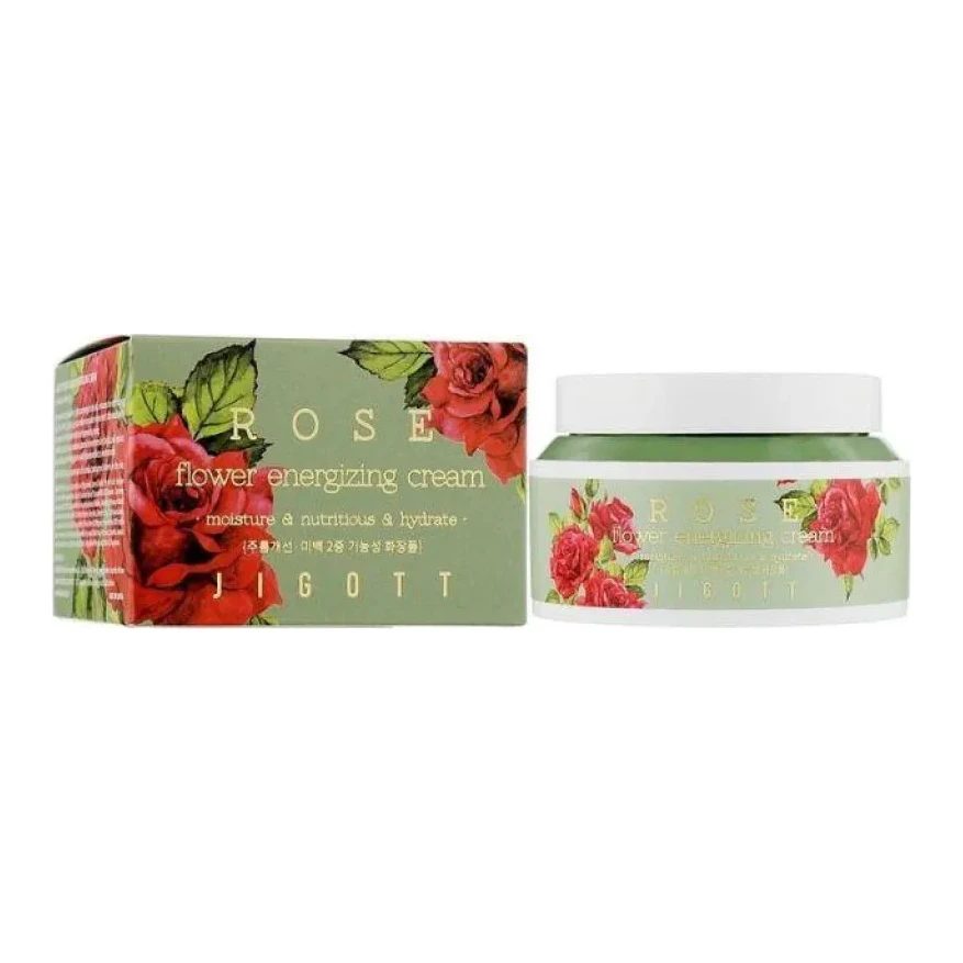 Jigott ROSE FLOWER ENERGIZING CREAM 100 мл