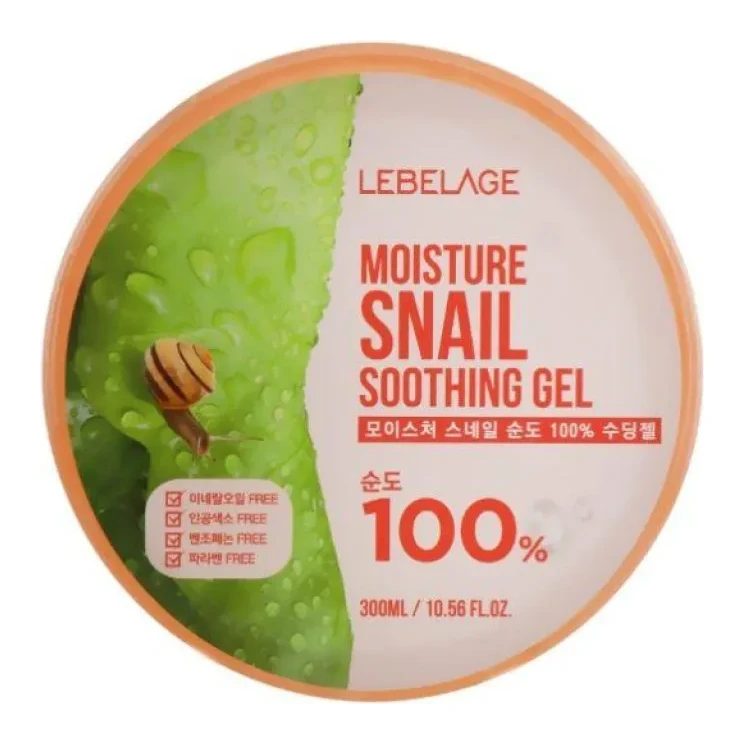 LEBELAGE Moisture Snail 100% Soothing Gel 300 мл