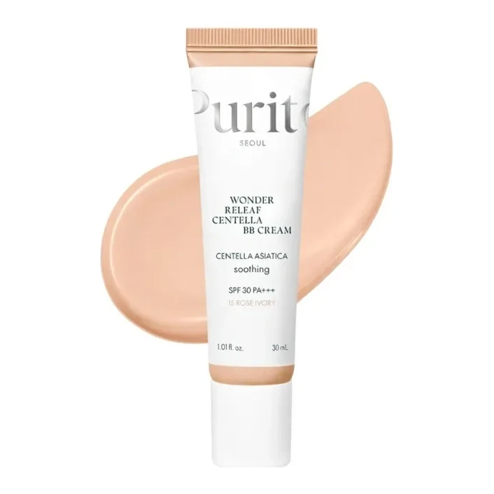 PURITO WONDER RELEAF CENTELLA BB Cream #15 Rose Ivory 30 мл