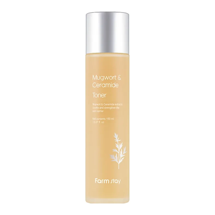 FarmStay MUGWORT & CERAMIDE TONER 150 мл