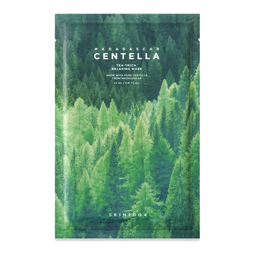 SKIN1004 Madagascar Centella Tea-Trica Relaxing Mask 1 шт., 24 мл