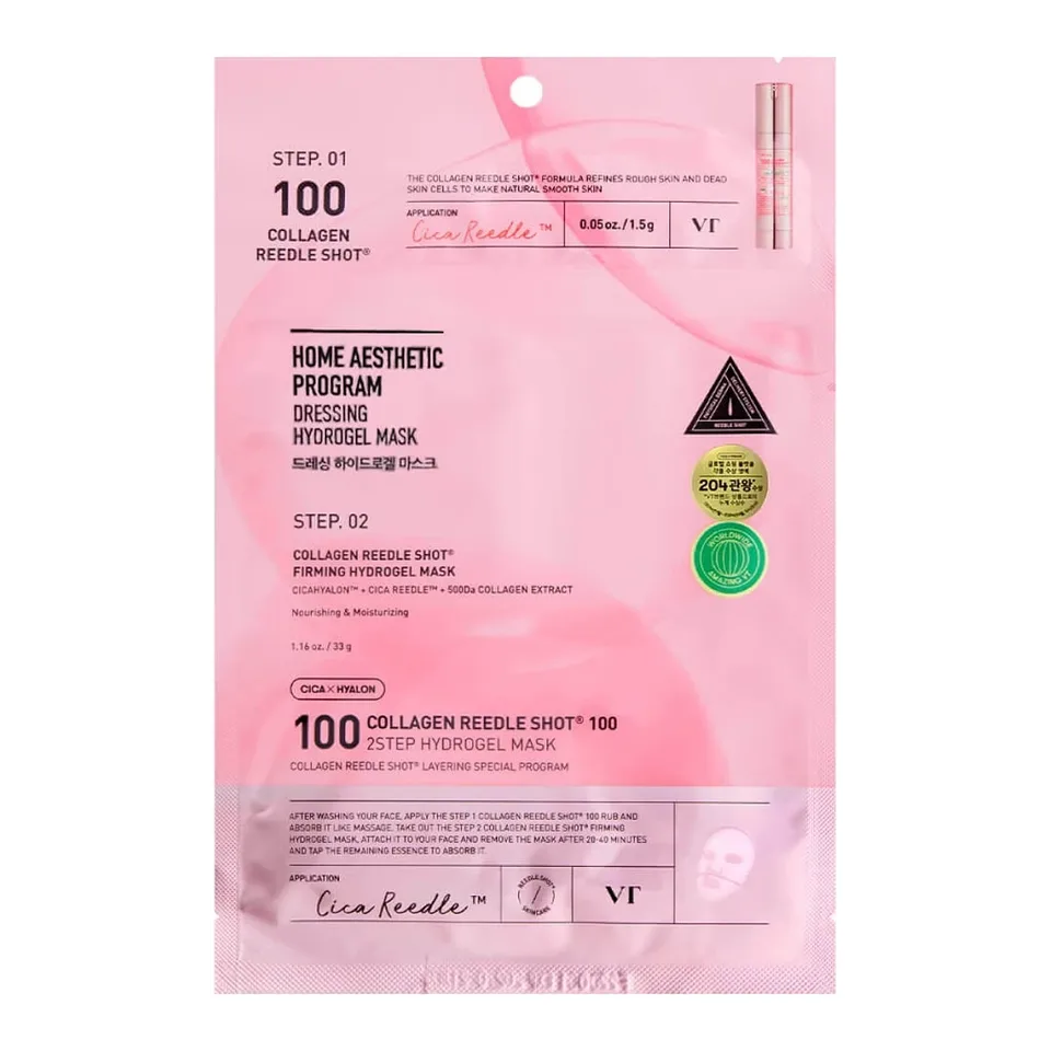 VT Cosmetics Collagen Reedle Shot 100 2Step Mask 34.5 г