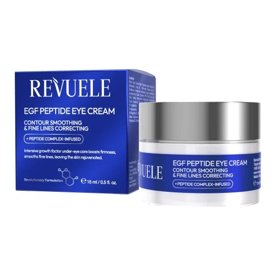 REVUELE Крем для зони навколо очей з пептидами EGF PEPTIDE, 15 мл