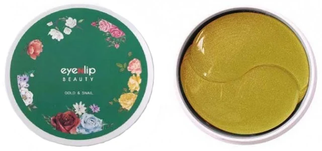 EYENLIP Патчі гідрогелеві із золотом та муцином равлики для очей Eyenlip GOLD &amp; SNAIL HYDROGEL EYE PATCH