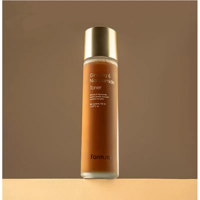 FarmStay JINSHENG & NIACINAMIDE TONER 150 мл