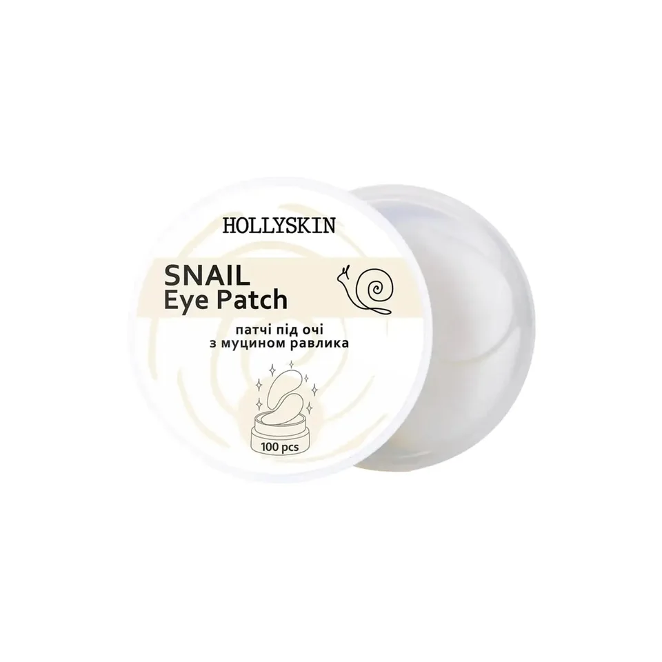 Hollyskin Патчі під очі з муцином равлика Snail Eye Patch