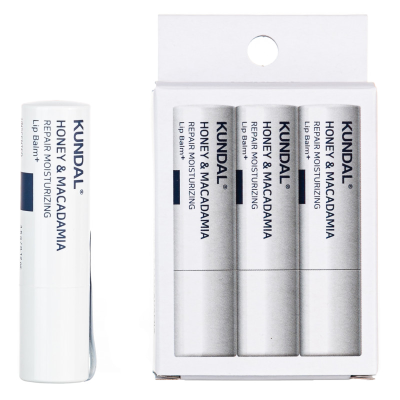 Kundal Honey & Macadamia Repair Moisturizing Lip Balm 3.6gr*3ea (3шт)