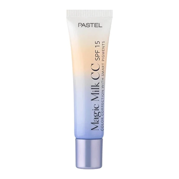 PASTEL СС-Крем MAGIC MILK з SPF 15 "Корекція кольору з розумними пігментами" тон 50 LIGHT MEDIUM
