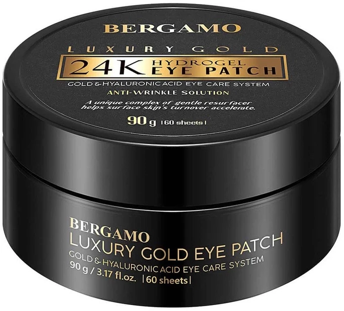 BERGAMO LUXURY GOLD HYDROGEL EYE PATCH 60 шт.