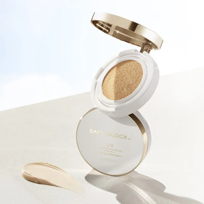Missha Safe Block RX Cover Tone Up Sun Cushion SPF50+ PA++++ 14 г