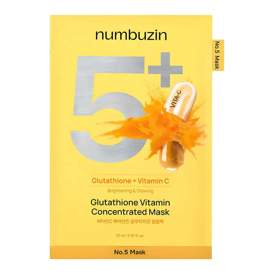 Numbuzin No.5+ Glutathione Vitamin Concentrated Mask 27 мл