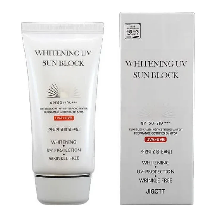 Jigott Whitening UV Sun Block Cream SPF50 PA+++ 70 мл