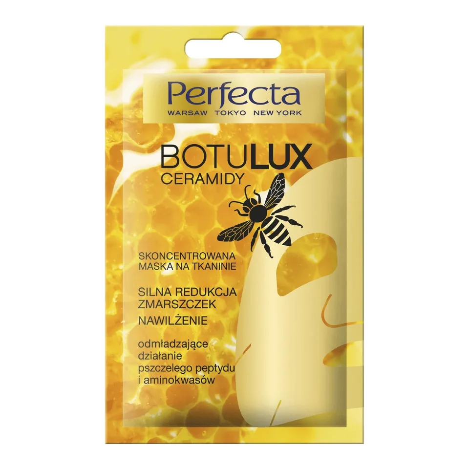 Perfecta Тканинна маска для зменшення зморшок PERFECTA Botulux Ceramides Face Mask 20 мл