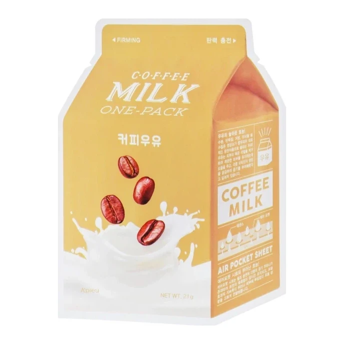 A PIEU Маска З Молочними Протеїнами І Кофеїном A'pieu Milk One Pack Coffee Milk