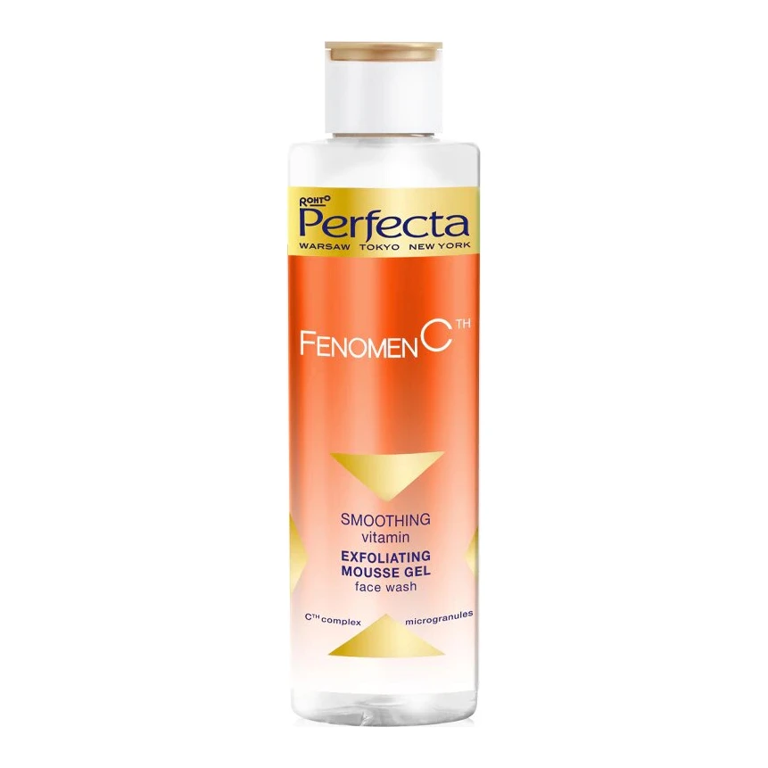 Perfecta Пілінг гель-мус для вмивання PERFECTA Fenomen C Smoothing Vitamin Face Washing Peeling Mousse-Gel 200 мл