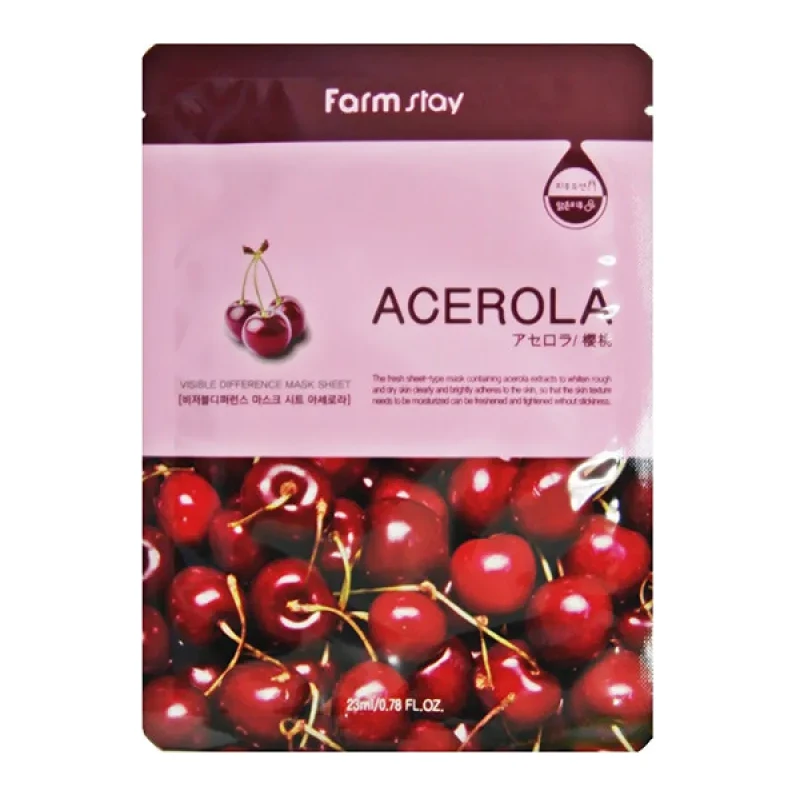 FarmStay Visible Difference Acerola Mask Sheet 23 мл