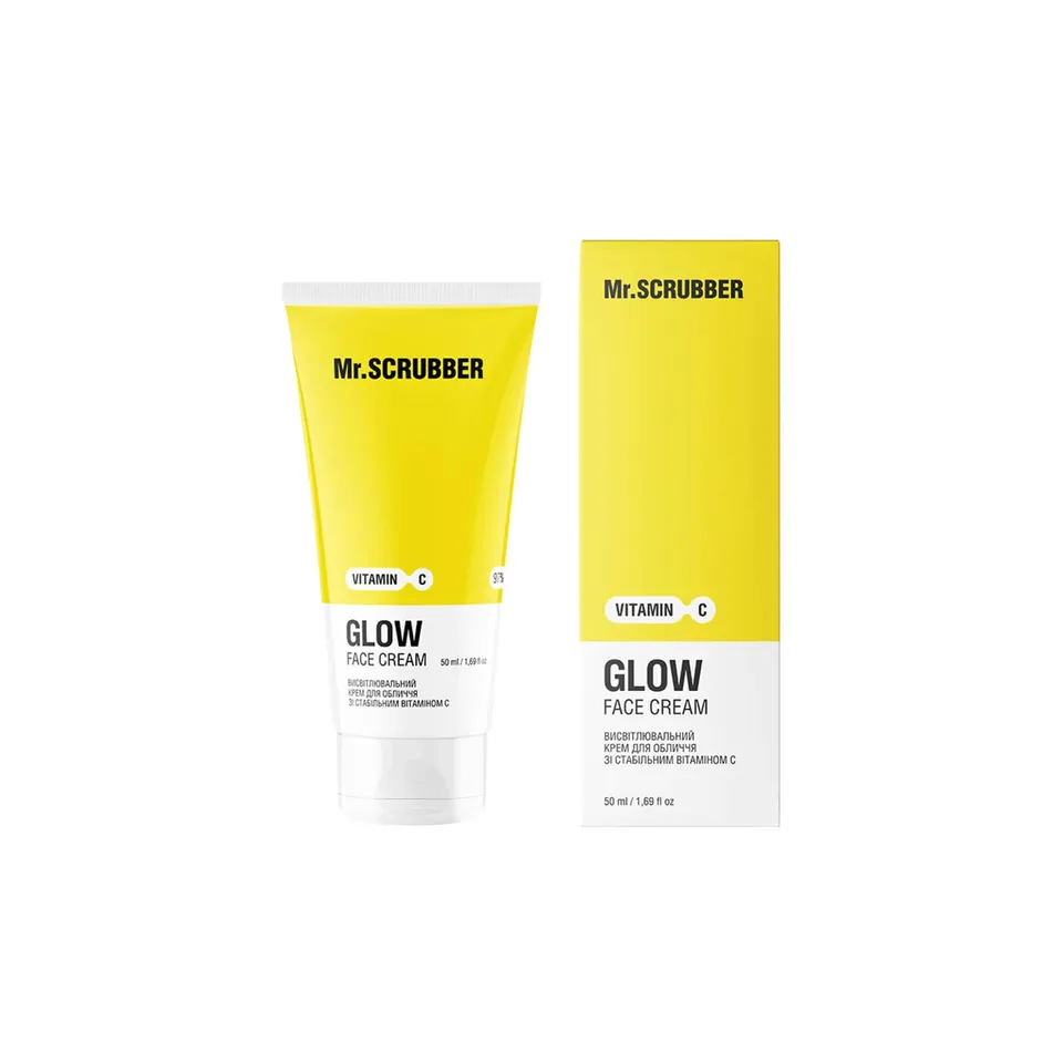 MR. SCRUBBER Висвітлювальний крем для обличчя Glow Vitamin C