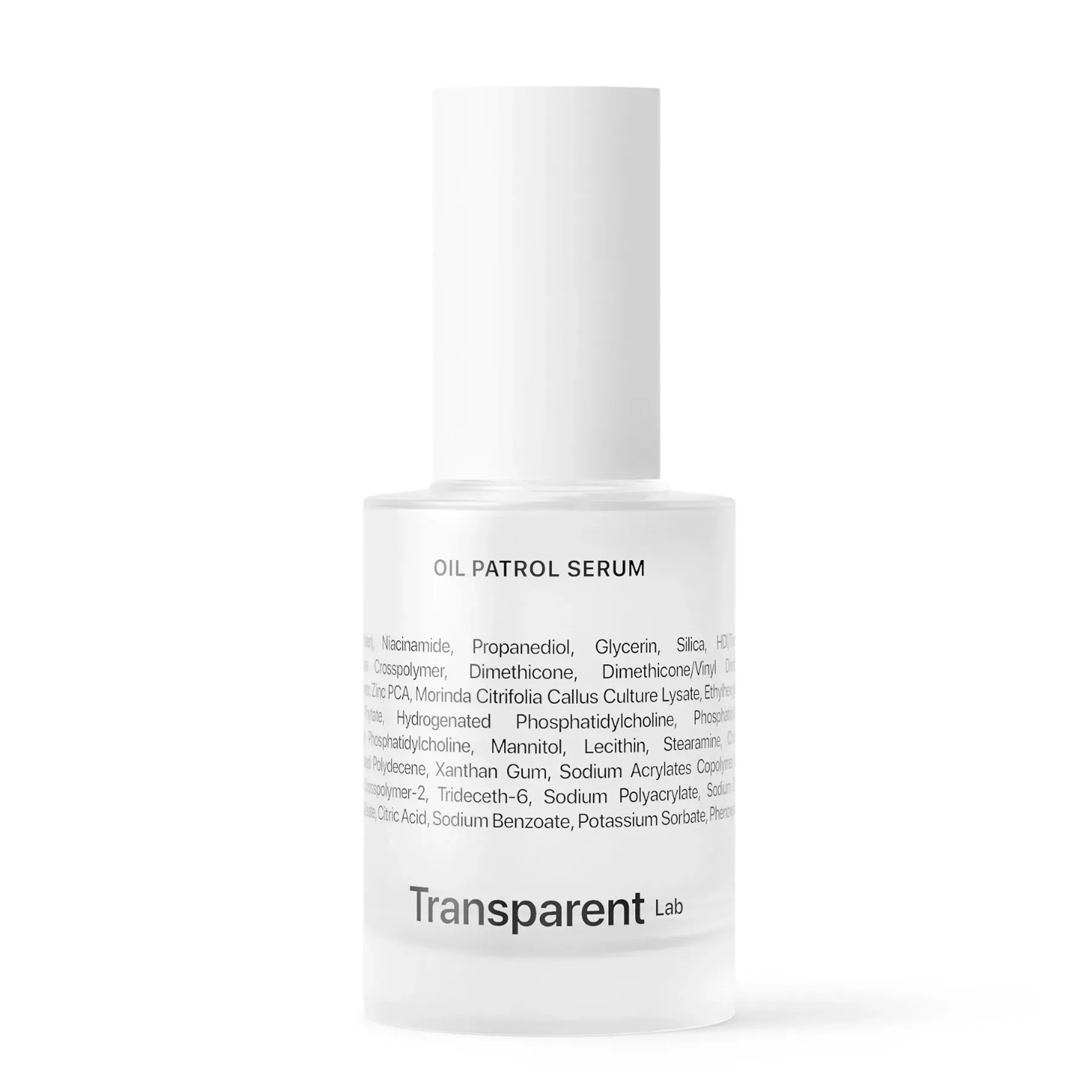 Transparent Lab Oil Patrol Serum