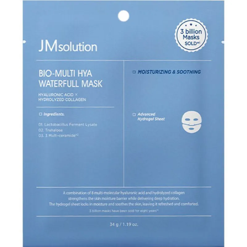 JM Solution BIO-MULTI HYA WATERFULL MASK 34 г